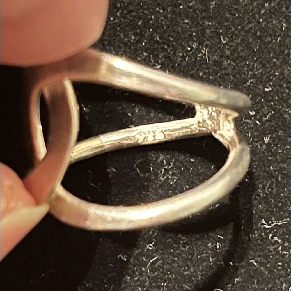 Vintage Infinity & Spiral Ring Sterling lot - Picture 3 of 11
